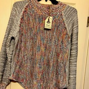 Multi color sweater by Easel